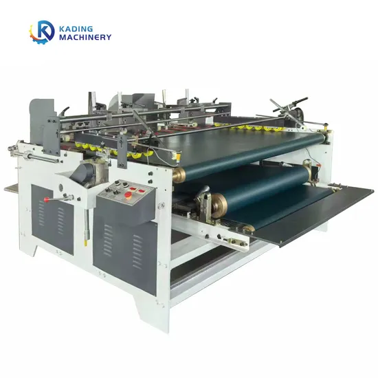 Press Type Semi Auto Corrugated Box Folder Gluer Carton Box Making ...