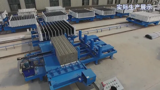 Partition Wall Panel Making Machine for Cellular Lightweight Concrete Wall Panels