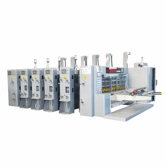 Paper Packaging Machine Automatic Carton Box Printing Slotting Machine