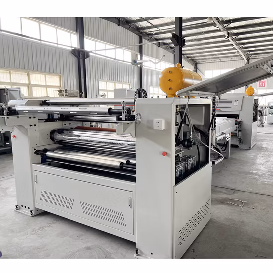 PUR Hot Melt Glue Lamination Machine with 1300mm PVC Film for Wall Partition