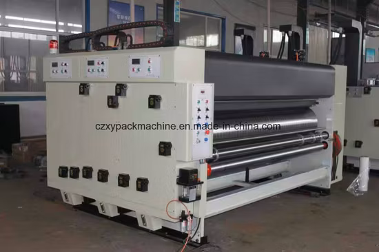 Automatic High Speed Corrugated Cardboard 4 Colors Flexo Printer Slotter Die Cutter Machine