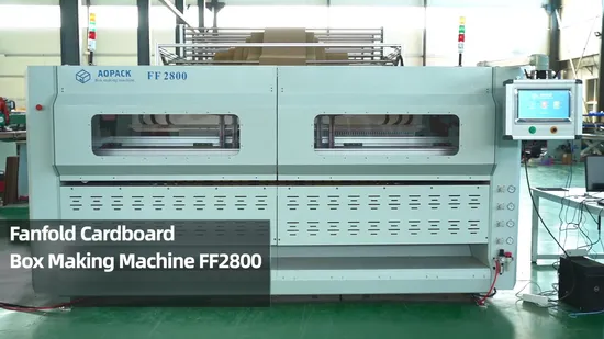 Auto Flexo Printer Printing Cutting Packing Packaging Corrugated Carton Box Making Machine